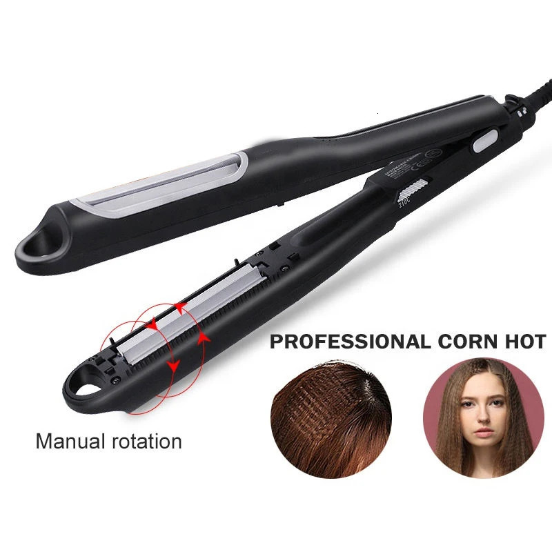Professional Wave Hair Styler Automatic Rotating Ceramic Corrugated Curling Iron Volumizing Fluffy Waver Salon Styling Tools 260305