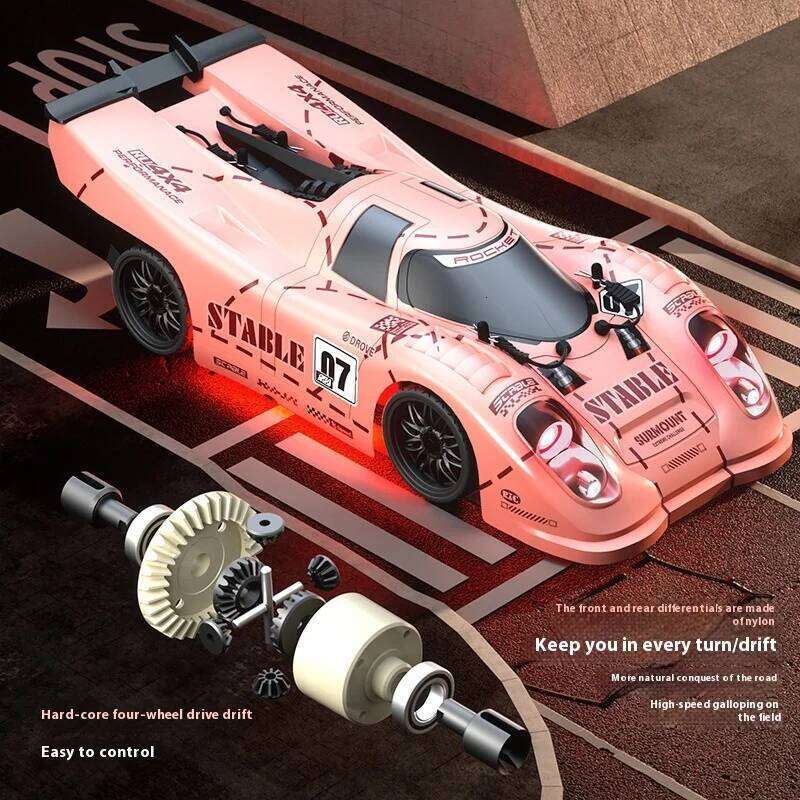 New Arrival High-Speed RC Drift 1:16 Scale Gliding Racing Toy With Light Brushed Remote Control Four-Wheel Drive Model Car C260305