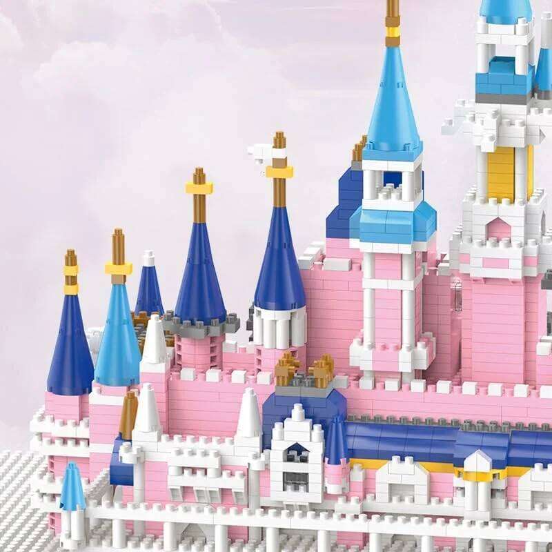 "Fantasy Castle Micro Building Blocks - 3008+PCS Mini Bricks with 5 Towers | Detailed Architecture Model Kit" Z260305