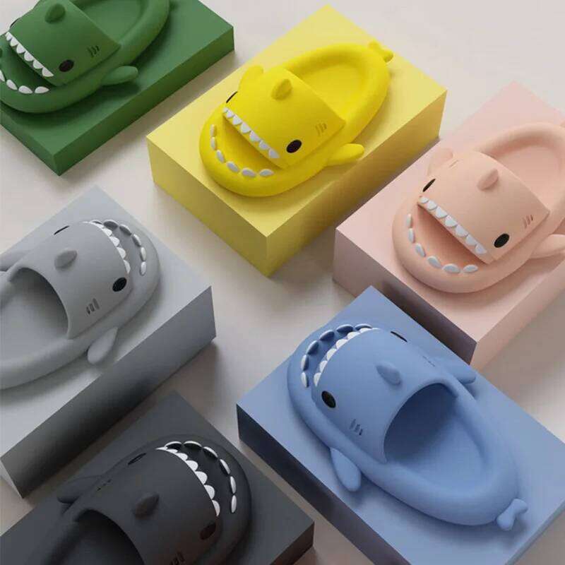 LItfun Cartoon Slippers Girls And Boys House Flat Thick Sole Beach Slides Lovely Children Fashion Shark Sandals