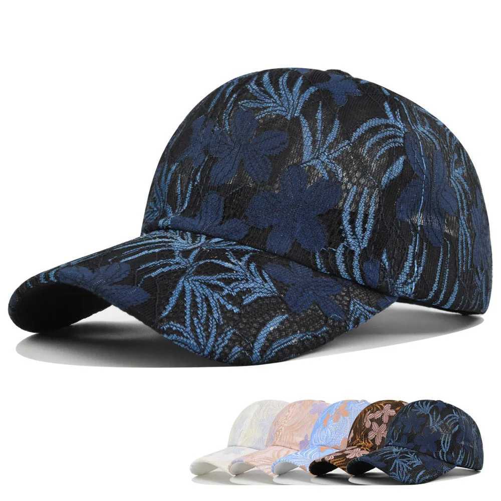 Spring Summer New Unisex Lace Beanie Breathable Baseball Cap Fashion Adjustable Sunscreen Snapback Trucker Hat Casquette Kpop S260306