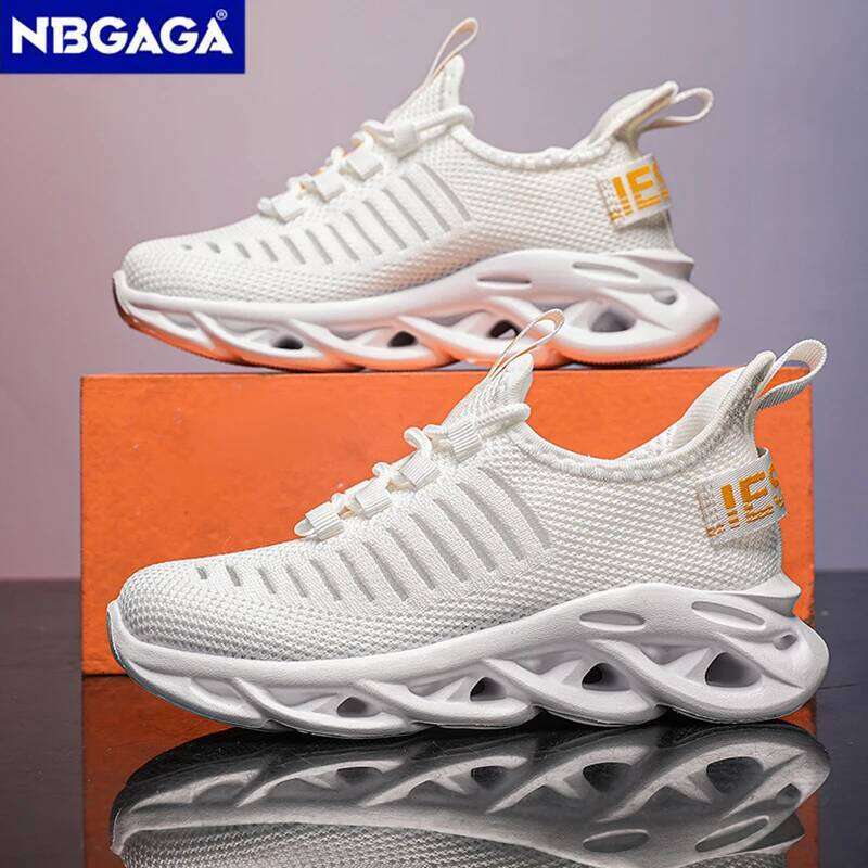Breathable Mesh Children's Tennis Shoes Comfortable Unisex Outdoor Jogging Athletics Basketball Walking Sneakers 26Y0304