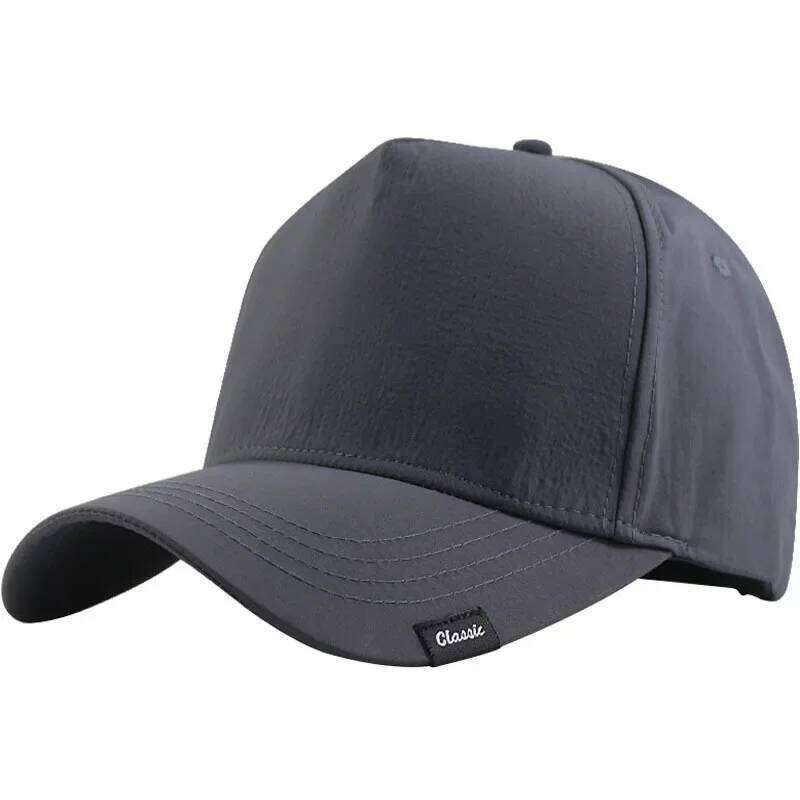 Brand Oohmy Baseball Hat for Men and Women, Quick Dry Hard Top, High Crown, Sports Hip Hop Caps, Big Head, Outdoor, Y260304