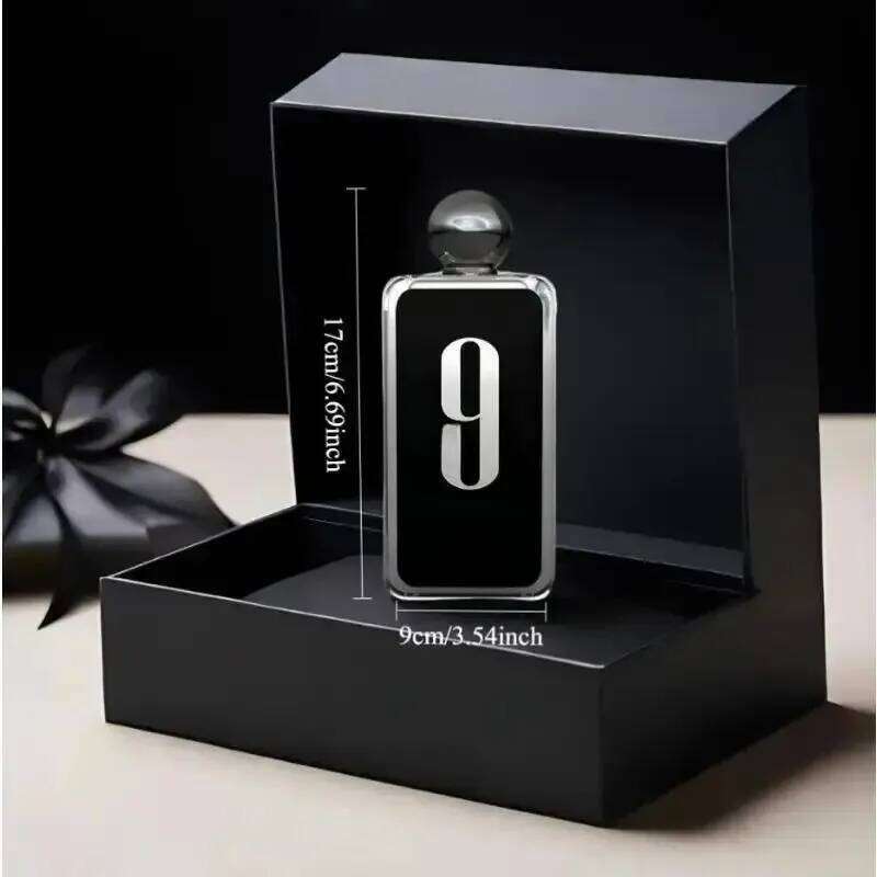 9pm EDP - 100ML 3.4Oz By For Men- Long Lasting Men's Fragrance Vanilla Scented Perfume Floral Bergamot 26H0306