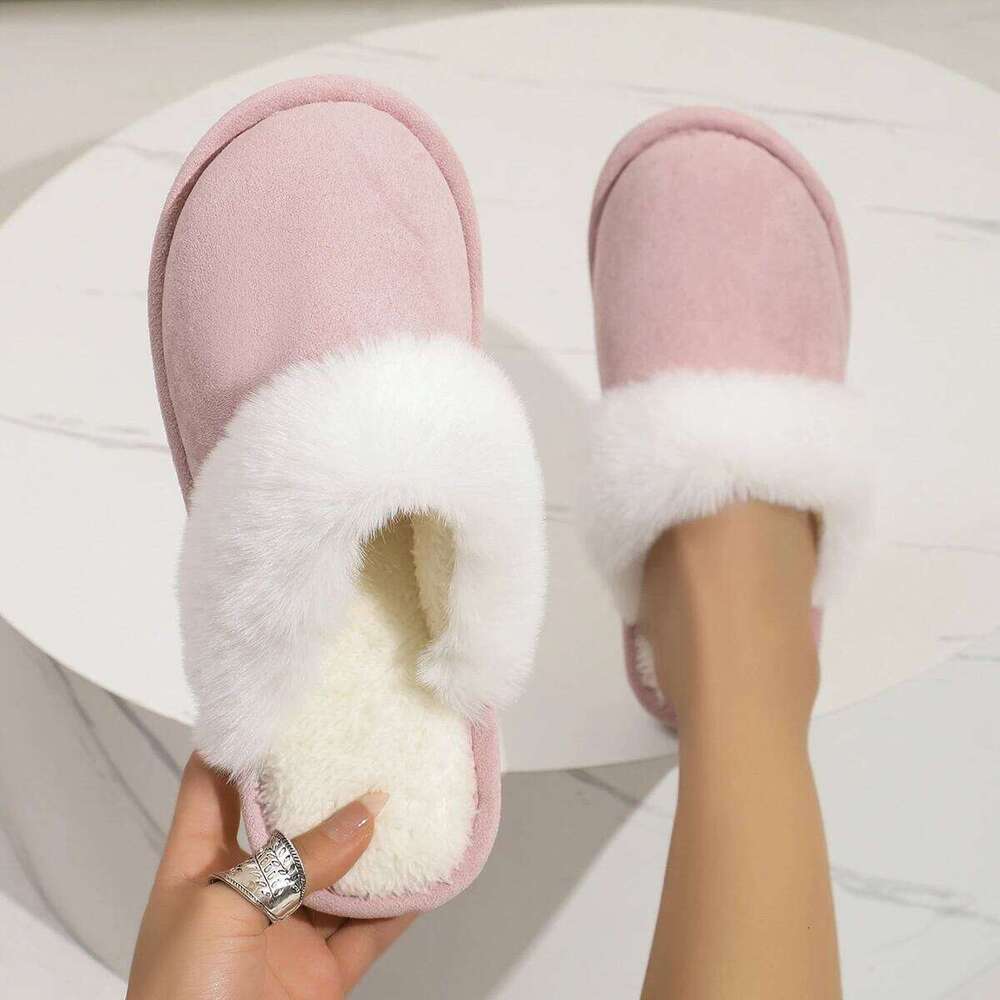 Fall Winter Indoor Bedroom Floor Lightweight and Comfortable Soft Warm Slippers for Home Anti Slip Silent Shoes