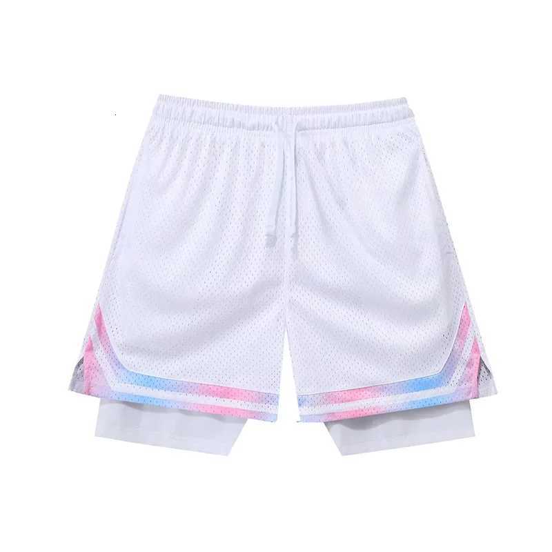 Fake Two Basketball Shorts Loose American Anti-light Men Women Ball Pants Summer Quasi-training Running Sports Five-point Pants X260306