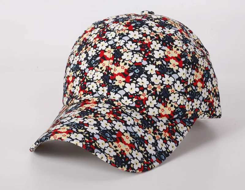 Sunscreen Baseball Rose Floral Print Cap For Women Casual Sport Caps Casual Fashion Dome Hats Golf Hat Beach Hat Drop Ship 2023 S260306