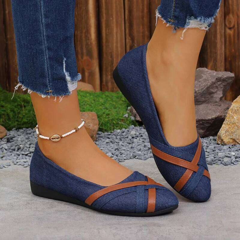 2025 Spring and Autumn New Fashionable Breathable Comfortable Flat Anti slip Soft soled Women's Casual Shoes