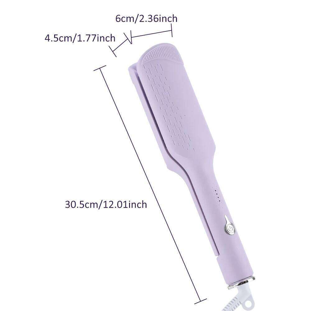 32MM Wave Curler Roll 4 Adjustable Temperature Fast Heating Curling Iron Styling Tool with Anti-Scald Hair Crimper 26Y0305