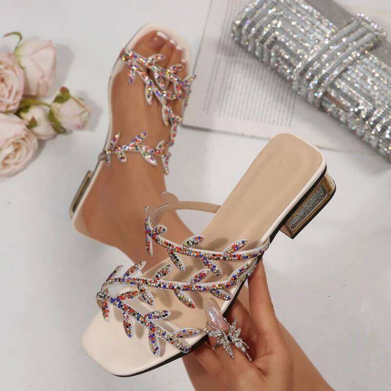 2026 Summer New Women's Fashion Design Casual Outdoor Simple Open toed Coarse Heel Sandals