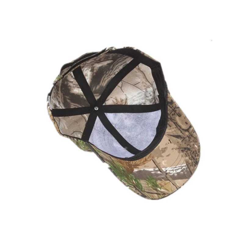 New Camouflage Outdoor Sport Hunting Cap Men Snapback Jungle Stripe Hat Wild Breathable Camo Caps S260306