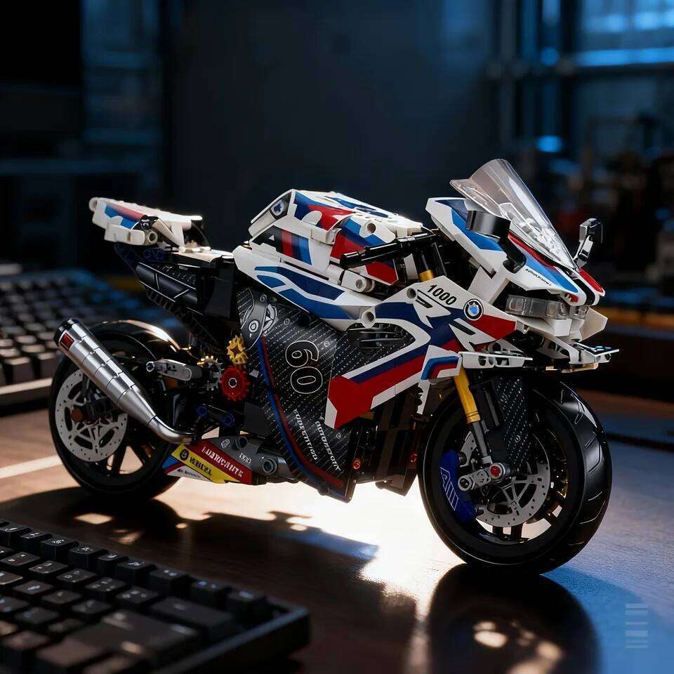 1:8 Motorcycle Building Blocks Set Super Motorbike Model Kit Technical Racing Kids Assembled Toys Gifts For Boys And Girls Z260306