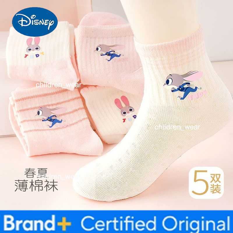Disney Zootopia Judy Hopps animation cartoon cute student socks creative Kawaii girl pure cotton lace mid-calf socks gift H260306