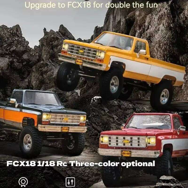 Fms 1/18 Scale K10 Fcx Performance Rc Car 4wd High-Speed Remote Control Off-Road Climbing Toy Electric Vehicle Model C260305