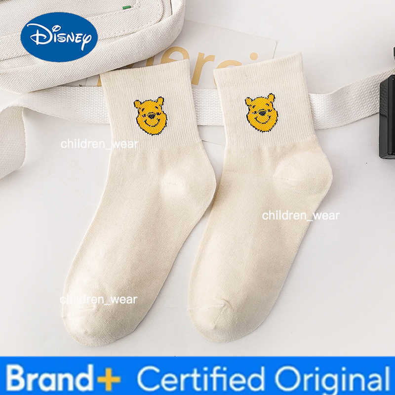 Disney Mickey Minnie Mouse Womens Printed Socks Comfort Autumn Winter Socks Medium Tube Sock Kawaii Girls Boy Socks H260306