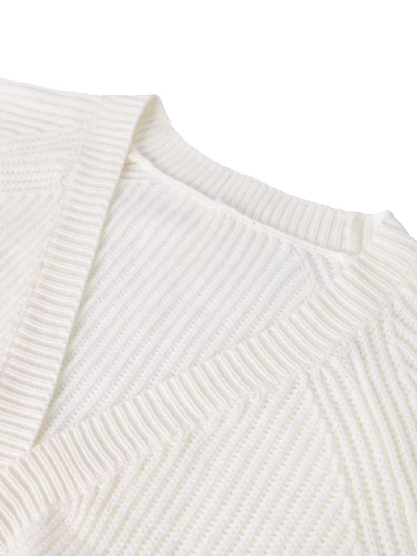 Womens Multi-Color Open Front Knit Cardigan Oversized Long Sleeve Casual Loose-Fit Outerwear Black/Pink/White M260306