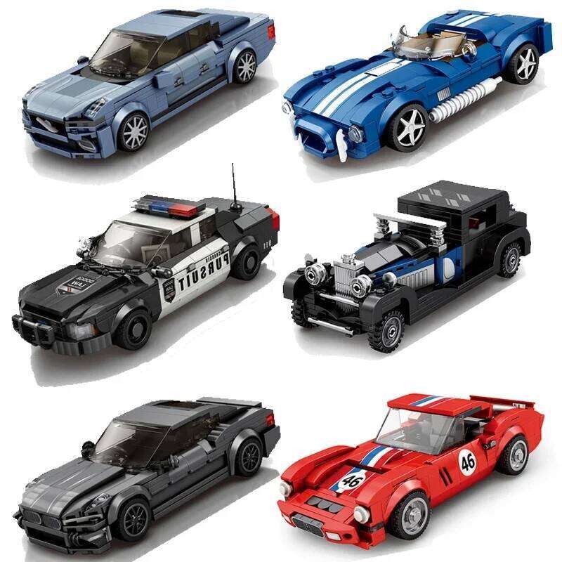 Speed Series Vehicle Building Blocks Supercar Set Racing Sports Car Classic MOC Model Bricks DIY Toy Kid Holiday Gifts Z260305