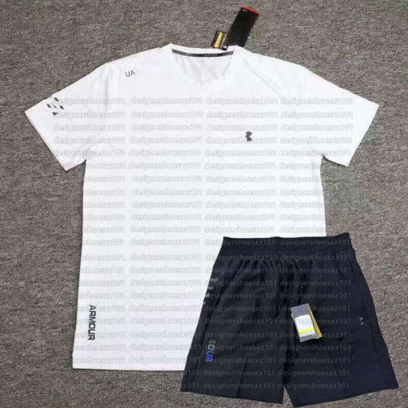 T-shirt Designer Under Armou Shirt Underarmou Yoga Fitness Sports Quick Dry Set Ice Silk Casual Mens Ensemble Under Five Point Shorts Running Gym Tracksuit Kids