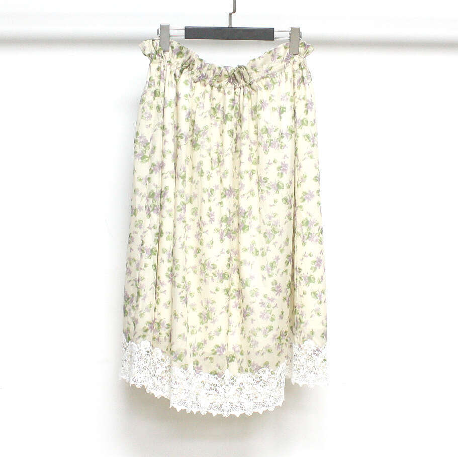 2026 A4 Spring/Summer New Women's Dress Bee Embroidered Flower Designer Fairy Lace Mesh Fresh Slimming Belt with Drawstring