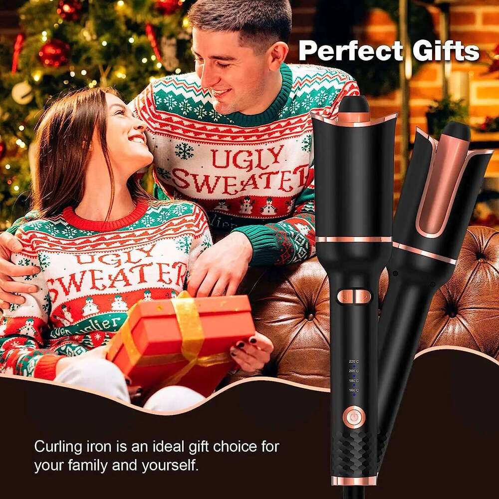Automatic Curling Iron Rotating Professional Styling Tools for Curls Ceramic Curly Magic Hair Curler Beach Waves 26Y0306