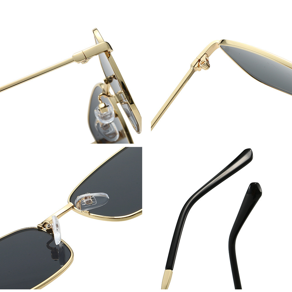 Free Shipping Eyewear New European and American Trendy for Fishing, Sun Protection, Black Metal Glasses, Men's Sunglasses Wholesale