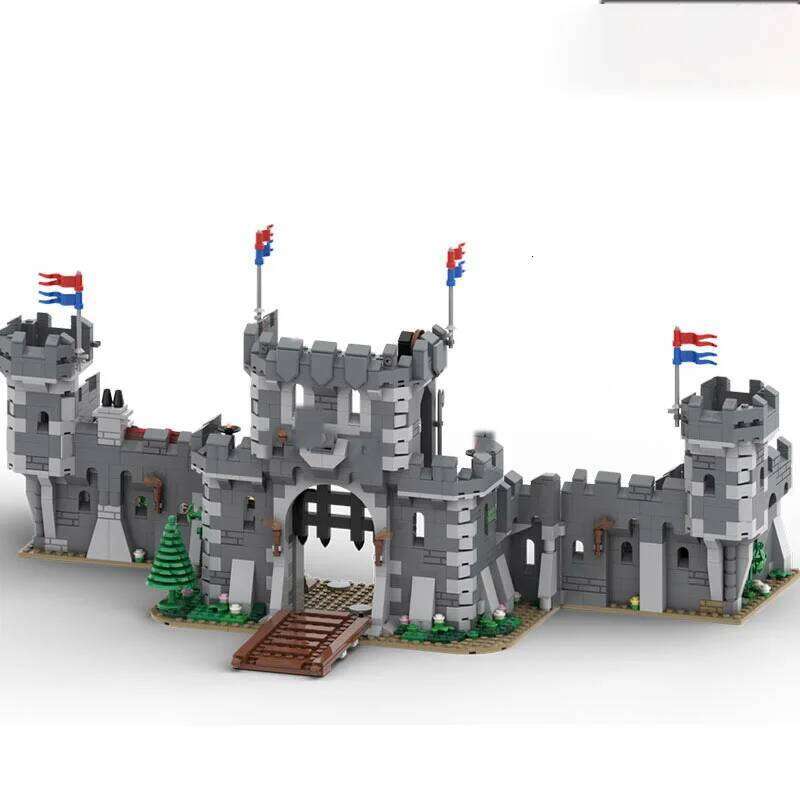 MOC-92563 Medieval Architecture Castle Small Particle Assembly Building Blocks Puzzle Toy Model Gift Set Ornament Z260306