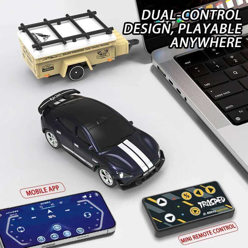 1/64 Desktop Mini Rc Drift Car Children Toy 2.4G Remote Control Vehicle Simulation Cars Model Toys for Boys Kids New Year Gifts C260305