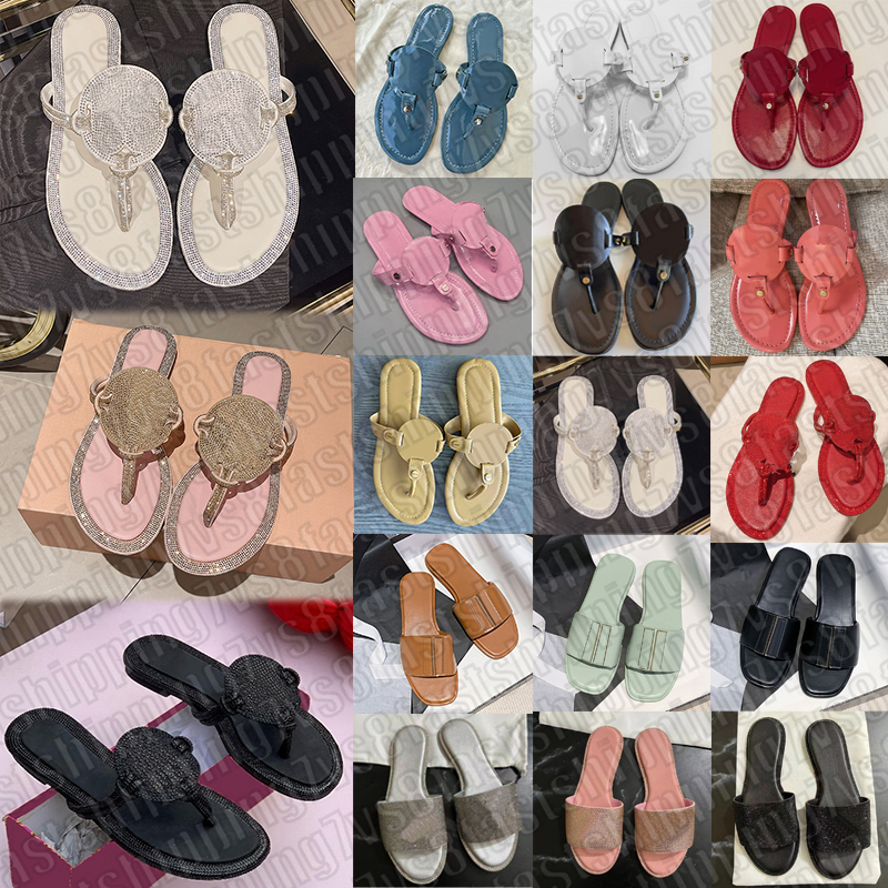 free shipping with box designer sandals women slippers patent leather slides outdoor comfortable slides