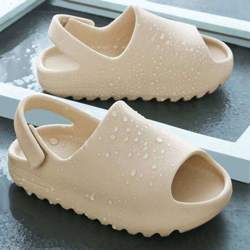 LItfun Summer Kids Sandals Comfy Baby Adjustable Thick Sole Non-Slips Bathroom Slippers NO-Odor Children House Shoes