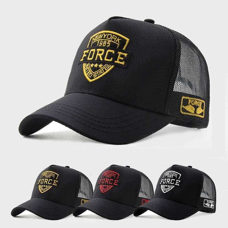 Mesh Baseball Cap Outdoor Sport Letter Snapback Hat for Women Unisex Breathable Caps Hip Hop Trucker Hats Summer Men Y260304