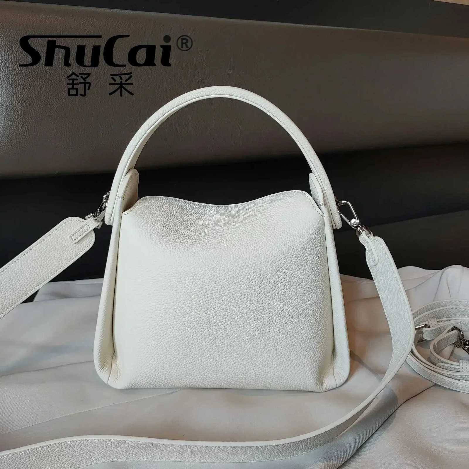 Genuine Leather Womens Desiger Bag Unique Cigarette Box Design Cowhide Ladies Shoulder Crossbody Bags Female Handbag New H260306