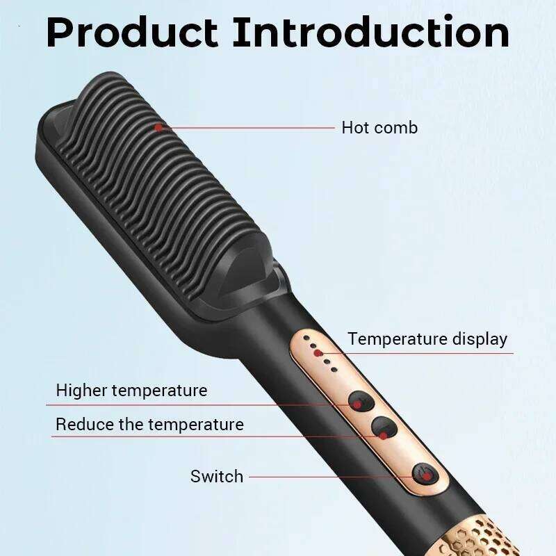 Negative Ion Sale Mini Hair Straightener Hot Comb Customized Hairs Styling No harm to hair Anti scalding 26Y0305