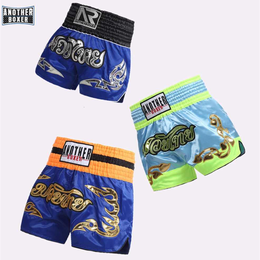 Men Boxing Shorts for Boxing Training Fitness Cosplay Gym Cage Fight MMA Mauy Thai Kickboxing Trunks Clothing X260306