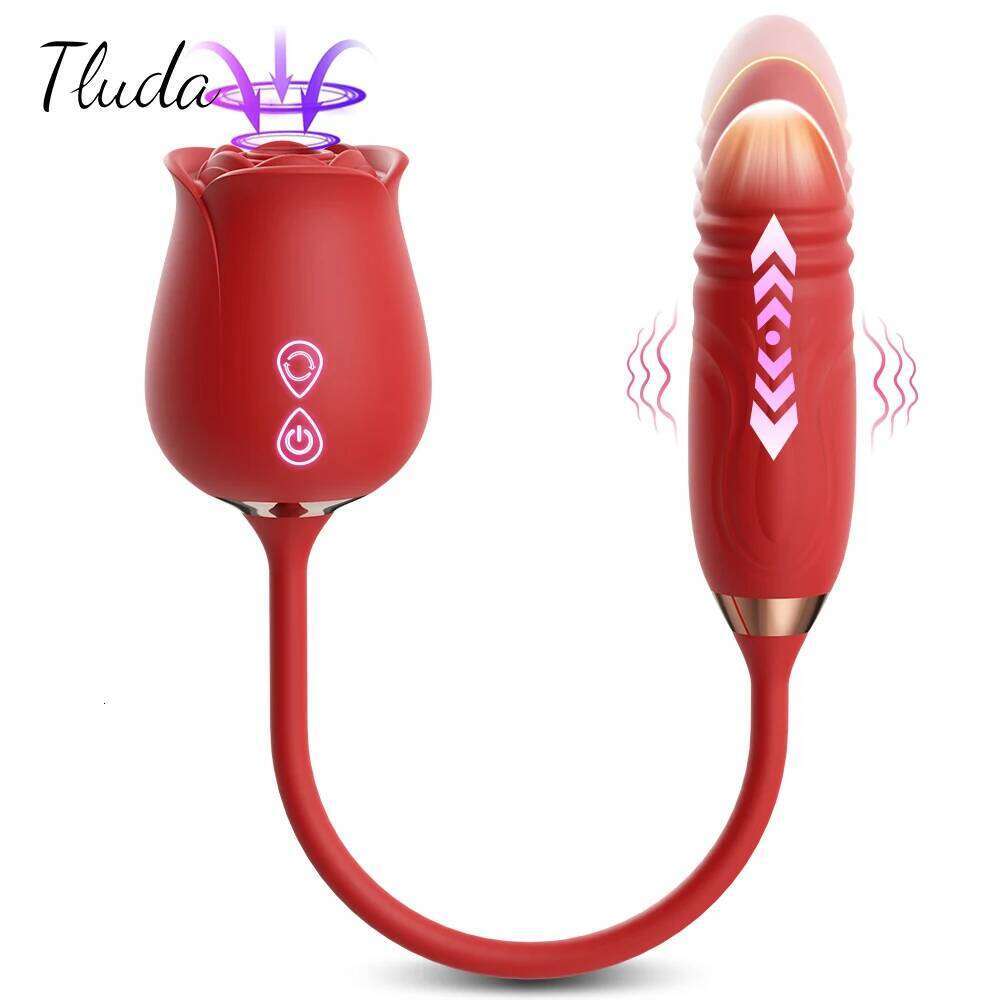 Clit Sucker Vibrator Sucking Clitoris Stimulator with Thrusting Egg Female Masturbation Adult Goods Sex Toy for Women W260305
