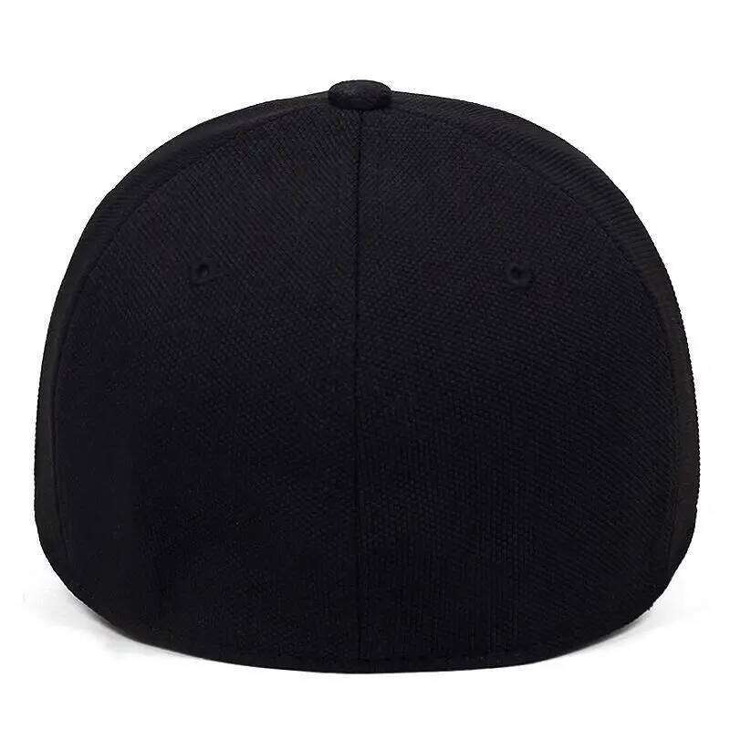 New High Quality Baseball Man Fitted Closed Full Mesh Cap Outdoor Breathable Sports Cotton Sun Male TruckerHat Y260304