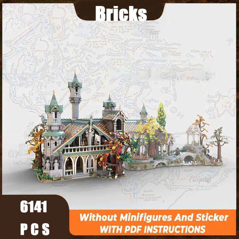 Moc Building Bricks Street View Challenge Extended CastleTechnology Modular Blocks Holiday Gifts Toys For Children DIY Sets Z260306