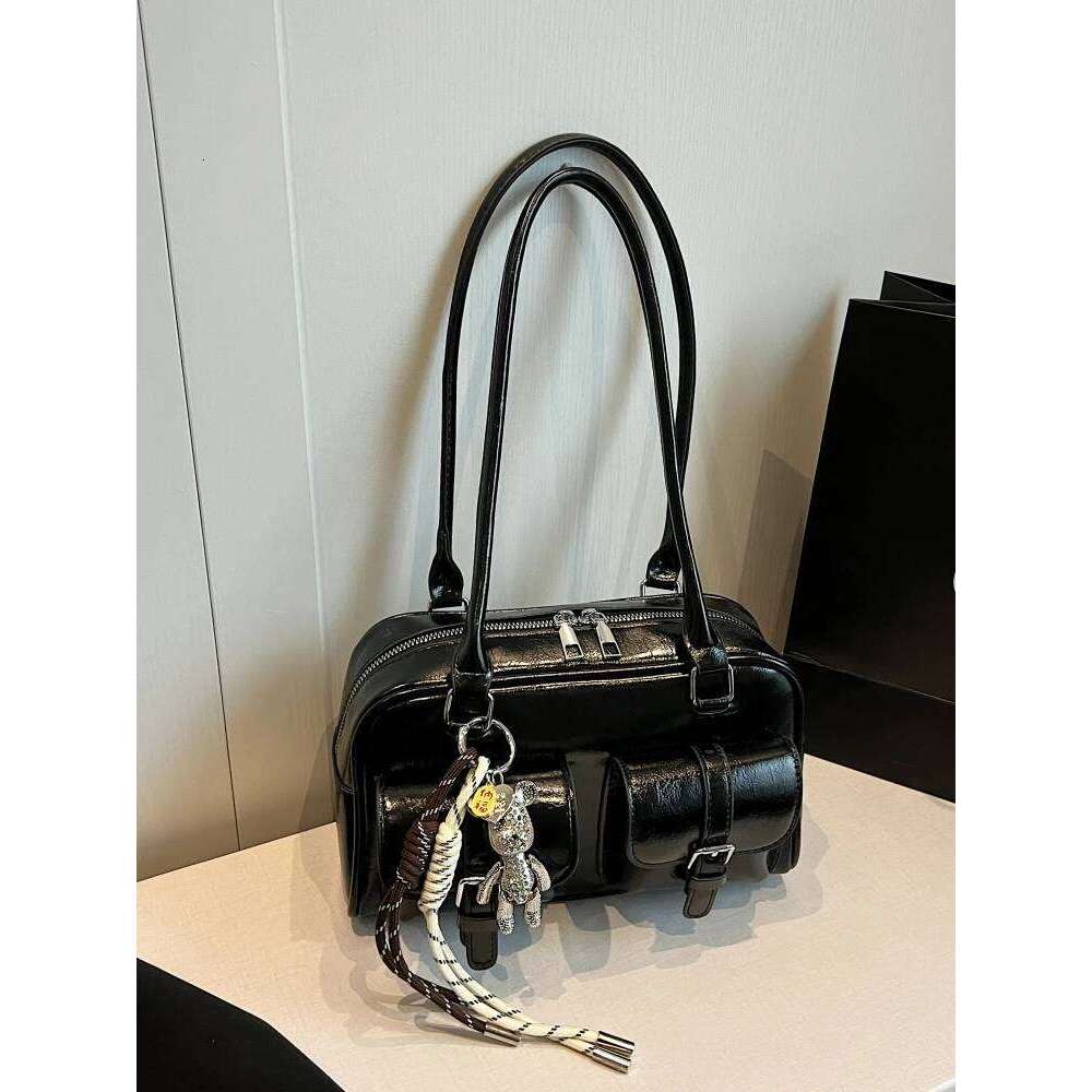 Ele Bowling Women S New Lightweight Versatile Underarm Bag Faionable Handbag Soft PU Leather Color TIANOUDAISHU
