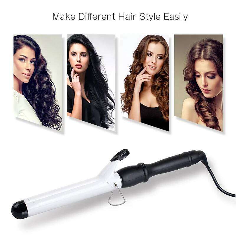 Professional Curling Iron Rollers Ceramic Curler Irons Wand LCD Display Hair Curly Waver 26Y0306
