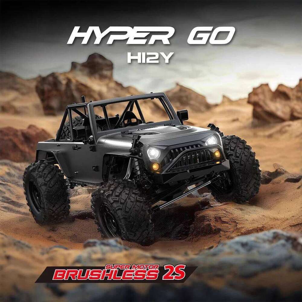 1/12 MJX Hyper Go H12Y+ 4WD Brushless Sensored Motor 2.4G Remote Control Car 12km/H Professional Off-Road Climbing Racing Truck C260305