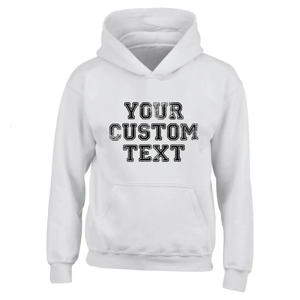 Customized Hoodie Personalized Printed Add Your Own Custom Texts Images Hoodie for Women Men Long-sleeved Hoody Spring 260228