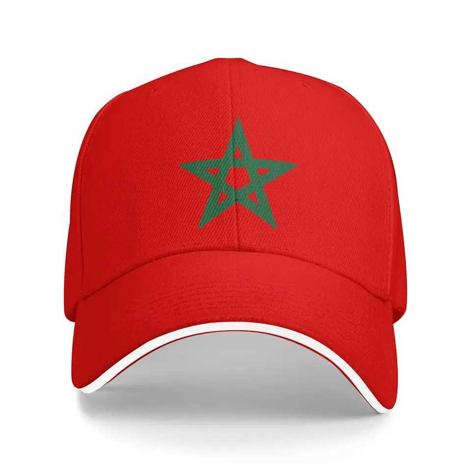 Morocco Flag Outfits Men Women Baseball Cap Trucker Hat Unique Daily Headwear Adjustable Snapback Cap S260306