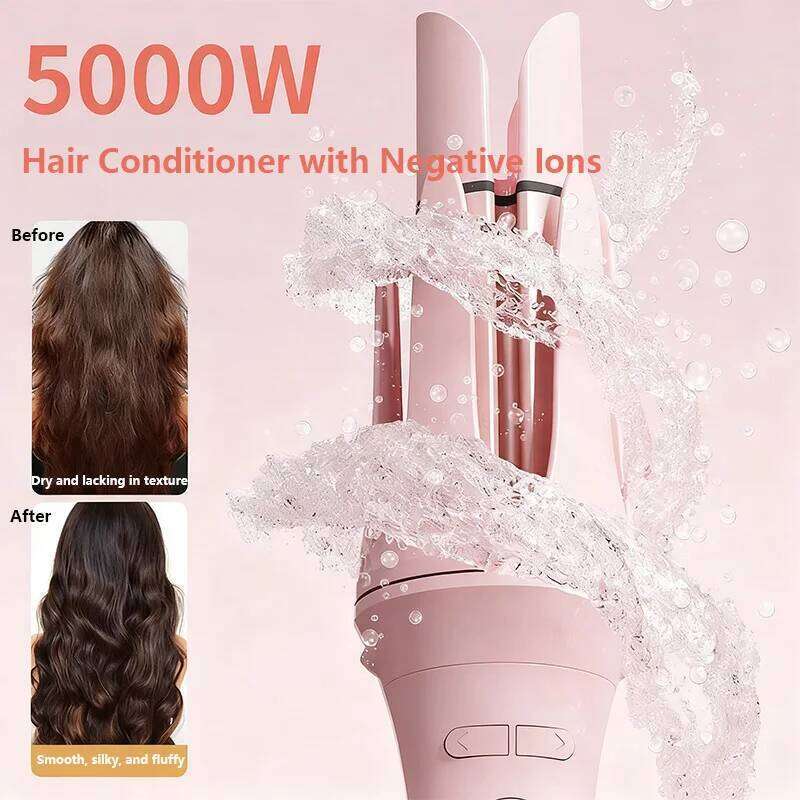 Fully automatic iron, straightening and tool set, dual-slot design curling iron with negative ion hair care 26Y0306