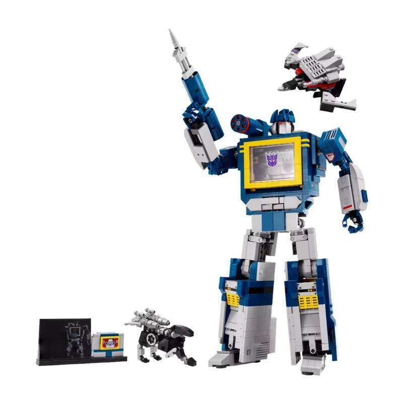 2025 New Technical Blue Robot Model Building Blocks Creative Truck Car Mech Bricks Assembly Toys Boys Gifts Collectors Edition Z260305