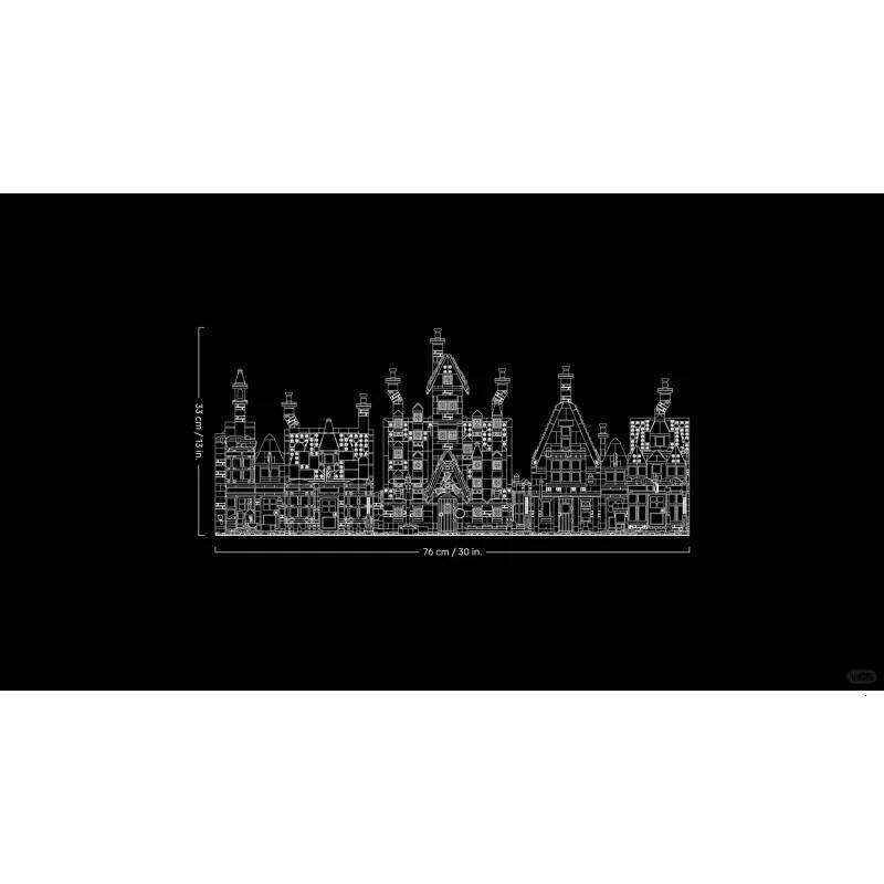 3228pcs 76457 Hogsmeade Village Collector's Edition Puzzle Assembly Building Blocks for Boys and Girls Children's Toy Model Z260306