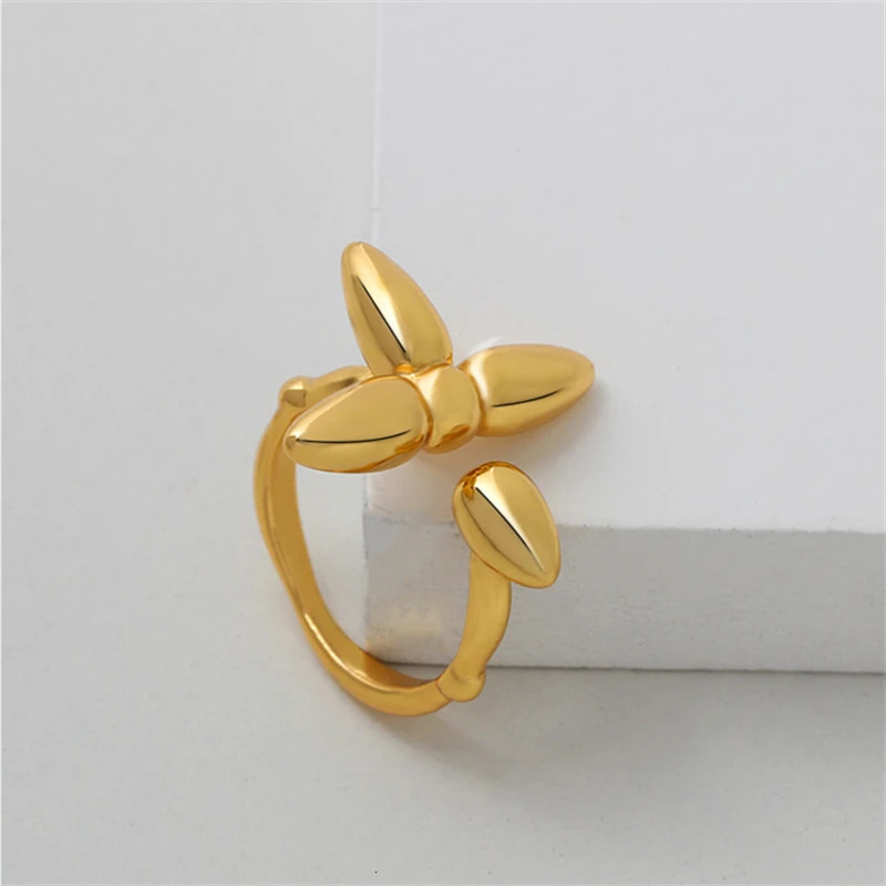 European and American Fashion Stainless Steel Adjustable Ring Women Personalized Exquisite Knuckle Ring Jewelry Accessories Gift 260302