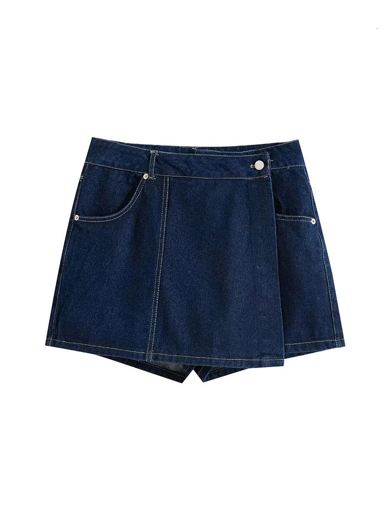 Nlzgmsj Summer Womens Casual Sets Fashion Mini Skirt Shorts Sets Denim Short Shirt Top Sets For Women Street Women Outfit 260305
