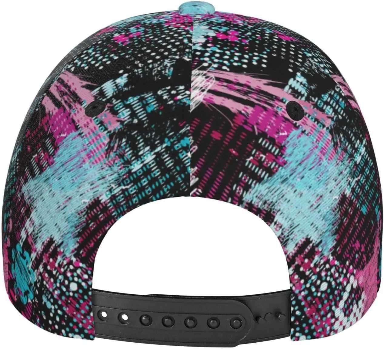 Colorful Graffiti Art Baseball Cap Unisex Summer Sun Hat UV Protection Casual Outdoor Streetwear Aesthetic Dad Hat S260306