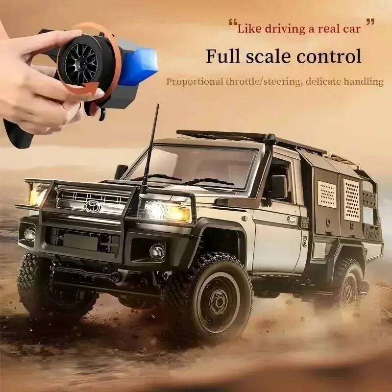 MN82 MN82S PRO Rc Cars 1:12 Mn Retro Full-scale 2.4G 4WD 280 Motor RC Off-Road Pickup Truck Model Car for Boys Adult Gifts C260305