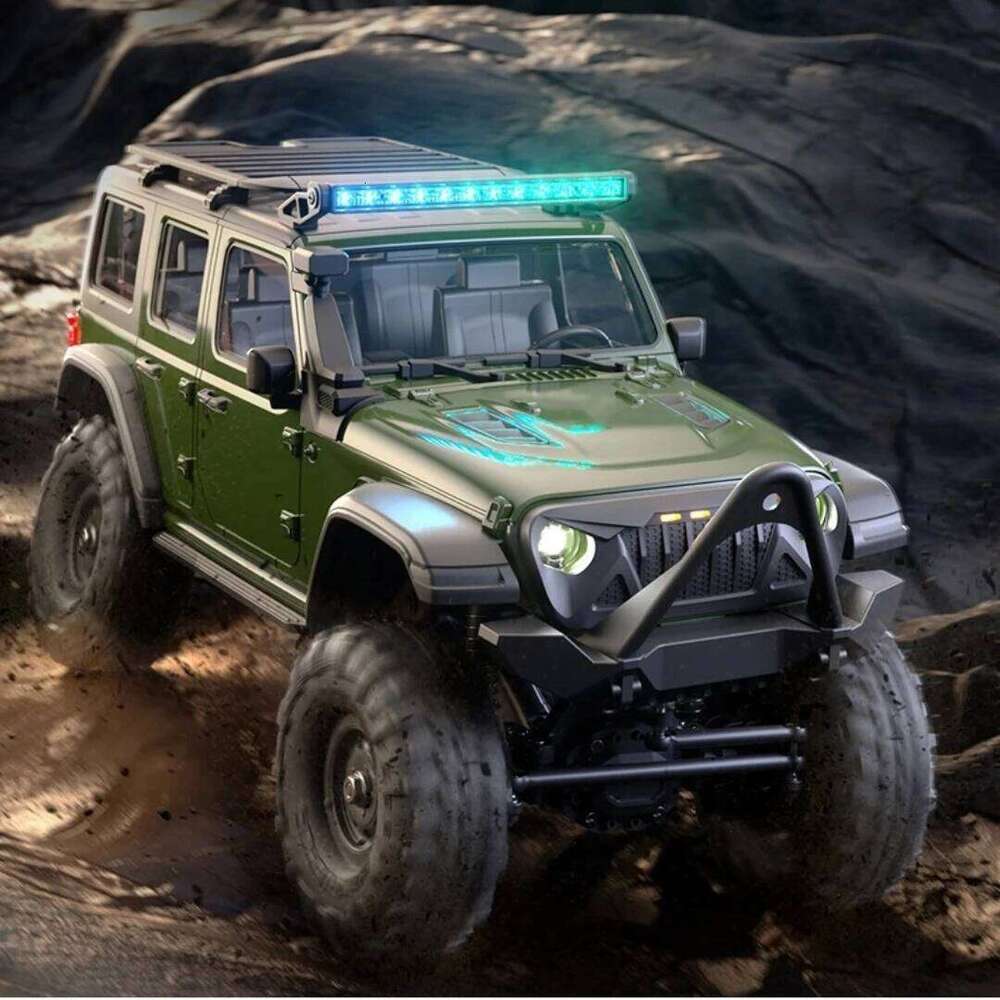 HB HuangBo RC RTR 1/16 Scale 4WD Off-Road Crawler Car Full Proportional Remote Control Electric Toy for Adults and Kids C260305