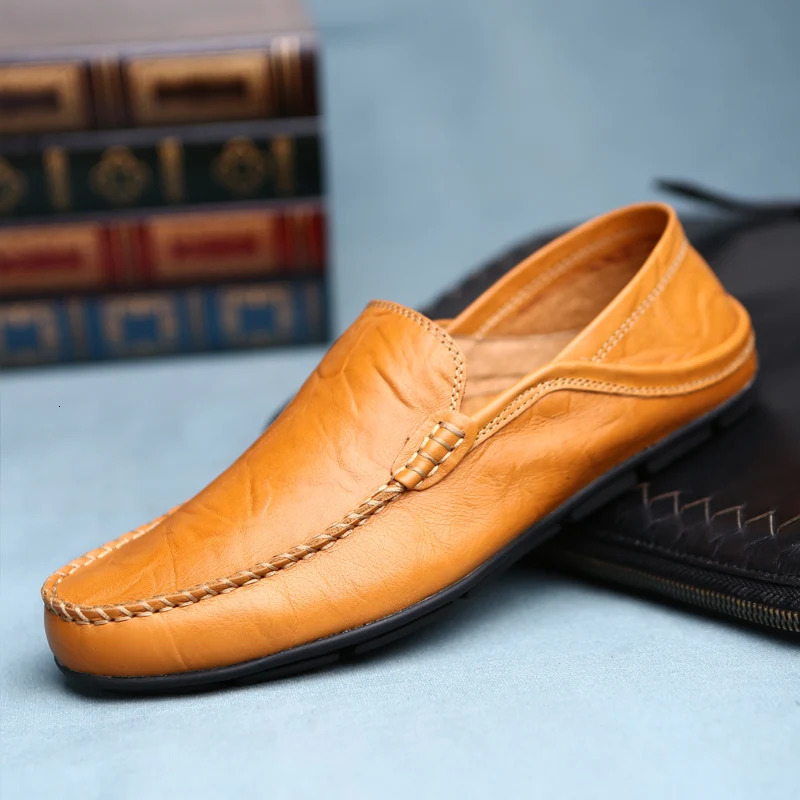Mens Leather Casual loafers Shoes wedding Dress Shoes Big Size Moccasins Shoes Suede shoes High Quality zapatos 260305